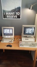 Amiga i IBM na jednym biurku