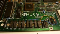 PiggyMod A500 rev8 - 2 MB chip RAM onboard