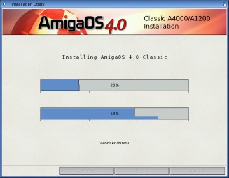 Instalacja AmigaOS 4.0 na A4000