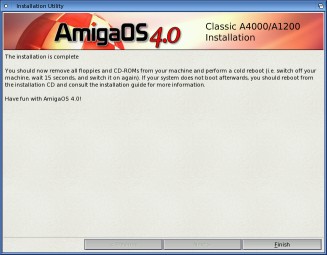 Instalacja AmigaOS 4.0 na A4000