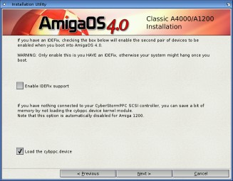 Instalacja AmigaOS 4.0 na A4000