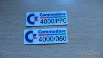 Commodore logo 060 i PPC dla A4000D