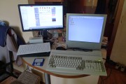 Amiga  1200  Escom version vs Lenovo X220 :)