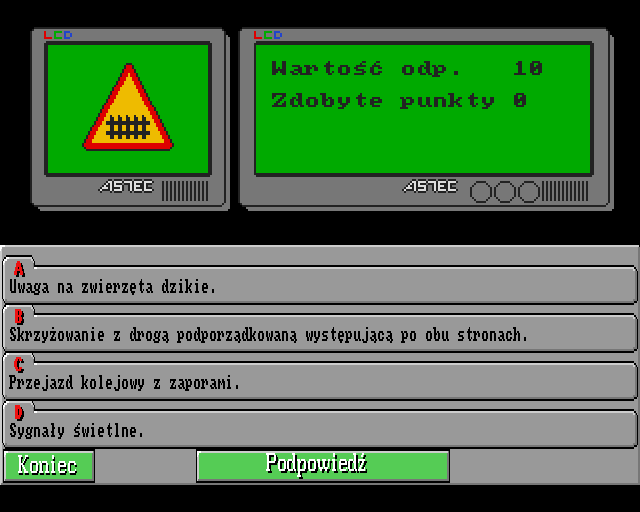 Test - cz�� 1: Znaki drogowe